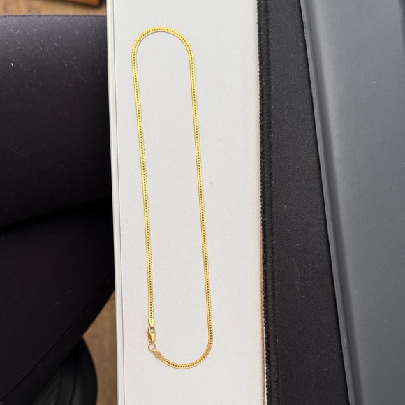 Nano Jewelry - Gold Chain Herringbone Necklace